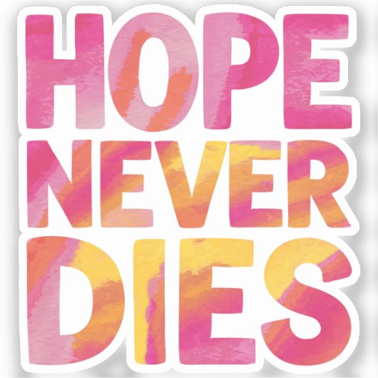 Hope nie die aufkleber (Vorderseite)