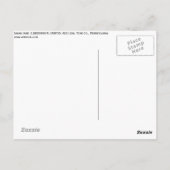 Hope nimmt Flug Postkarte (Rückseite)