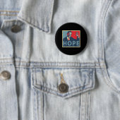 Hope Obama 44 Präsident Button (Beispiel)