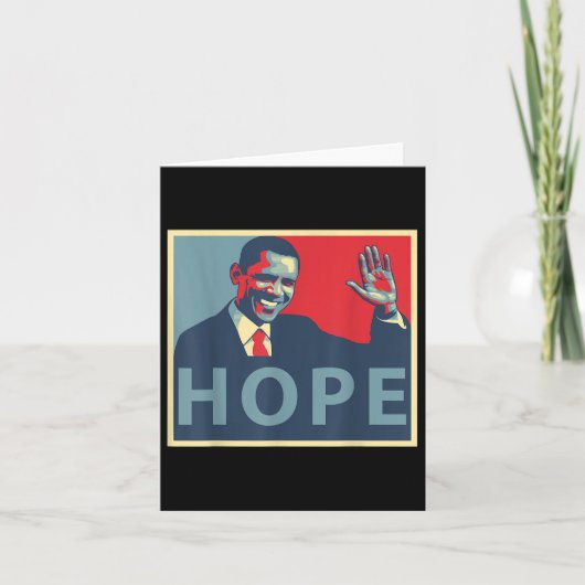 Hope Obama 44 Präsident Karte (Vorderseite)
