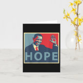Hope Obama 44 Präsident Karte (Gelbe Blume)