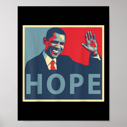 Hope Obama 44 Präsident Poster (Vorne)