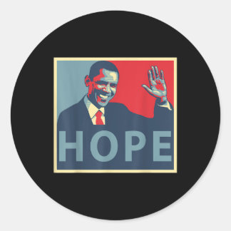 Hope Obama 44 Präsident Runder Aufkleber