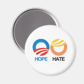 HOPE (Obama) gegen HATE (Trump) Magnet (Vorderseite/Rückseite)