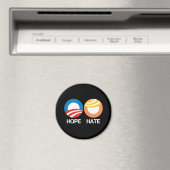 HOPE (Obama) gegen HATE (Trump) Magnet (In Situ (Geschirrspüler))