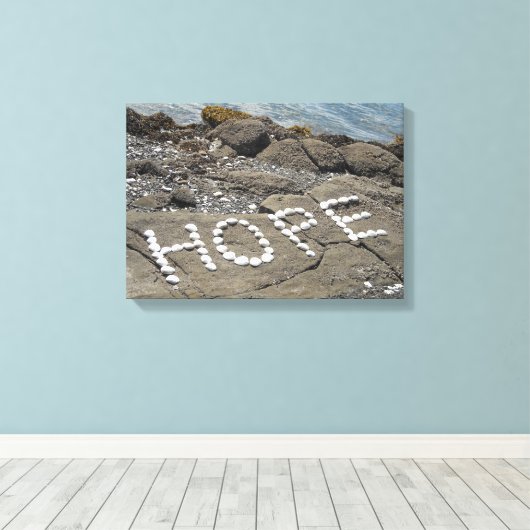 Hope Oceanside Leinwanddruck (Insitu (Holzboden))