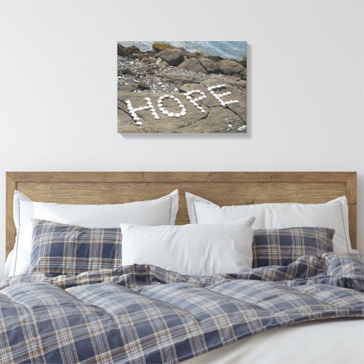 Hope Oceanside Leinwanddruck (Insitu (Schlafzimmer))