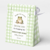 Hope On Over Frog Theme Babydusche Geschenkschachtel (Rückseite)