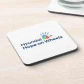 Hope On Wheels Coaster Getränkeuntersetzer (Linke Seite)