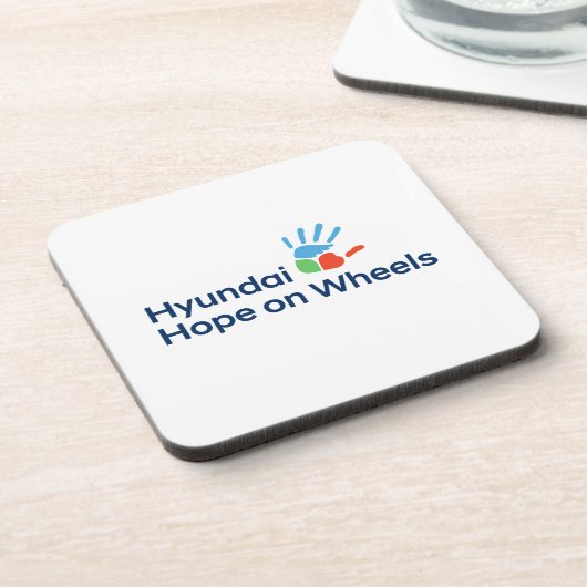 Hope On Wheels Coaster Getränkeuntersetzer (Linke Seite)