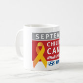 Hope On Wheels Logo Mug Kaffeetasse (Vorderseite Links)