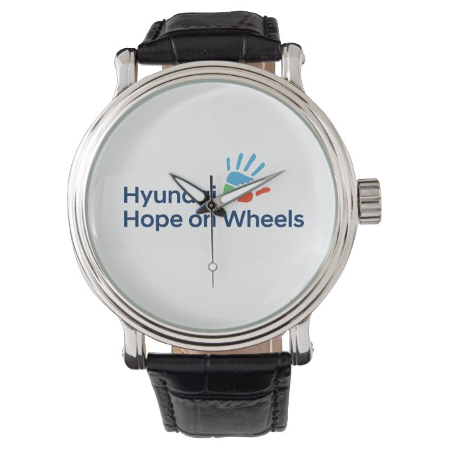 Hope On Wheels Logo T-Shirt Armbanduhr (Vorderseite)
