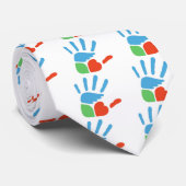 Hope On Wheels Logo T-Shirt Neck Tie Krawatte (Gerollt)