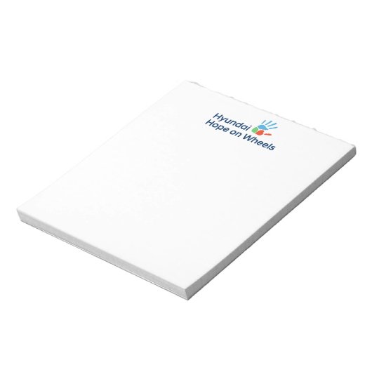 Hope on Wheels Notepad Notizblock (Rotiert)