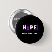 Hope Overdose Awareness Button (Vorne & Hinten)