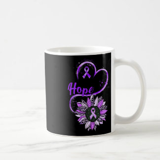 Hope Pankreatic Cancer Awareness Lila Ribbon Sun Kaffeetasse