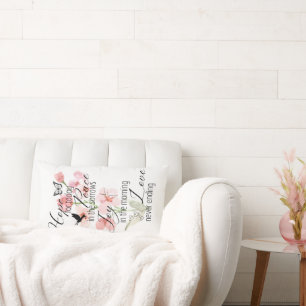 Hope Peace Joy Liebe Christlich Lumbalkissen Lendenkissen