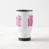 HOPE Pink Ribbon Schmetterling Kämpfen Brustkrebs Reisebecher (Mittel)