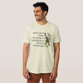 Hope Poem von Emily Dickinson mit Quaker Parakeet T-Shirt (Vorne ganz)