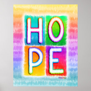 HOPE Pop Art Posters Poster