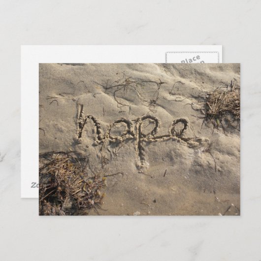 Hope Postcard Postkarte (Vorne/Hinten)