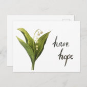 Hope Postcard Postkarte (Vorne/Hinten)