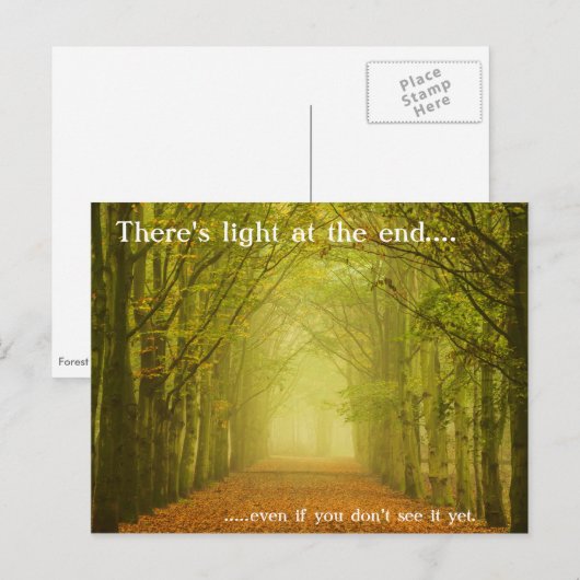 Hope Postcard Postkarte (Vorne/Hinten)