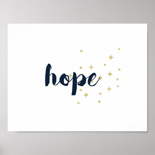 Hope Poster - White (Vorne)
