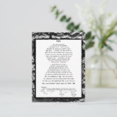 Hope Postkarte (Stehend Vorderseite)