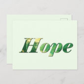 Hope Postkarte (Vorne/Hinten)