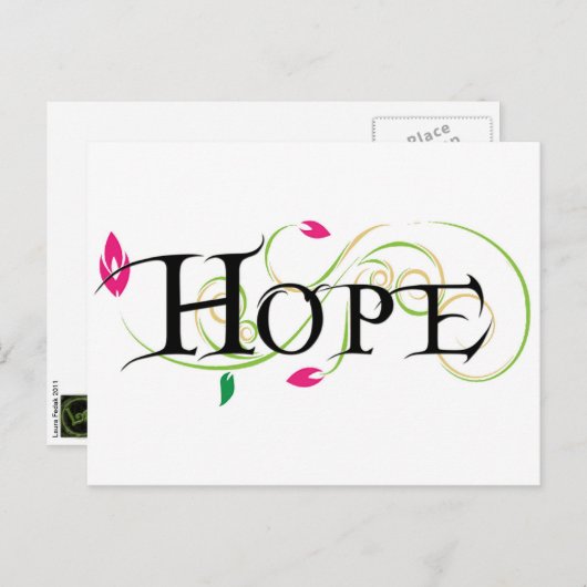 Hope Products Postkarte (Vorne/Hinten)