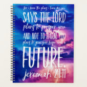 Hope Prosperity Bible Verse Christliche Schrift Planer (Vorderseite)