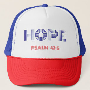 Hope Psalm 42v5 Trucker Hat Truckerkappe