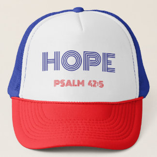 Hope Psalm 42v5 Trucker Hat Truckerkappe