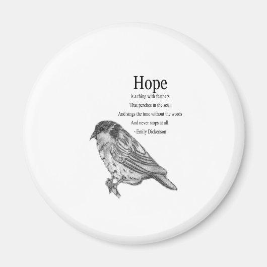 Hope Quote Magnet (Vorne)
