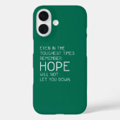 Hope Quotes Case-Mate iPhone Hülle (Rückseite)