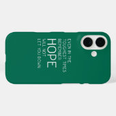 Hope Quotes Case-Mate iPhone Hülle (Rückseite (Horizontal))