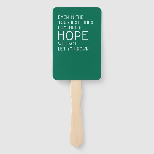 Hope Quotes Fächer (Rückseite)