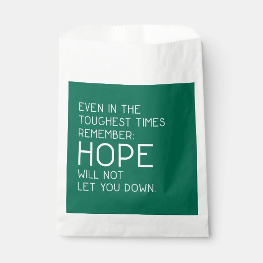 Hope Quotes Geschenktütchen (Vorderseite)