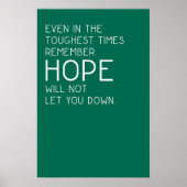 Hope Quotes Poster (Vorne)