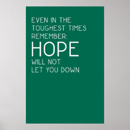 Hope Quotes Poster