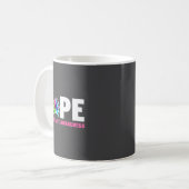 Hope Rare Disease Awareness Shirt - Rare Disease D Kaffeetasse (Vorderseite Links)