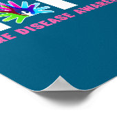 Hope Rare Disease Awareness Shirt - Rare Disease D Poster (Ecke)