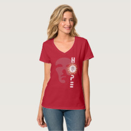 Hope Rebellious | Women V-Neck T-Shirt