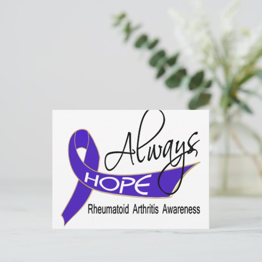 Hope Rheumatoide Arthritis Postkarte (Stehend Vorderseite)