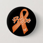 Hope Ribbon - Leukämie Button (Vorderseite)