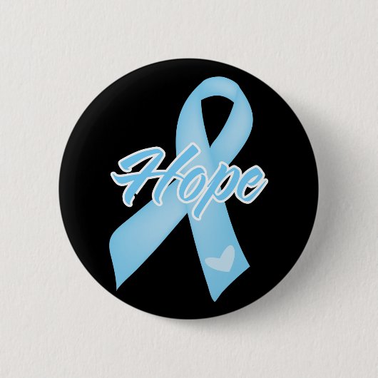 Hope Ribbon - Prostatakrebs Button (Vorderseite)