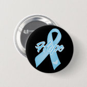 Hope Ribbon - Prostatakrebs Button (Vorne & Hinten)