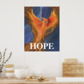 Hope Rising Phoenix Poster (Küche)