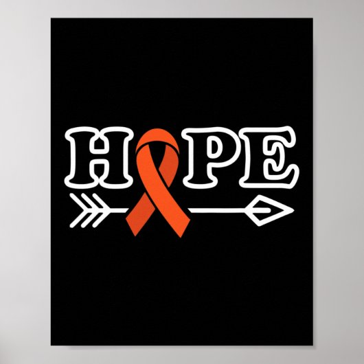 Hope Rsd Crps Complex Regional Pain Synary Aware Poster (Vorne)